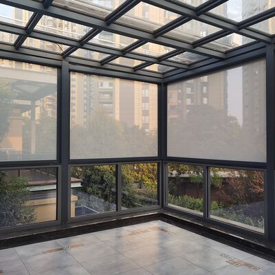 100 Series Zipper Roller Blind with Remote Control Operation for Simultaneous Control and Brand Motor Stability