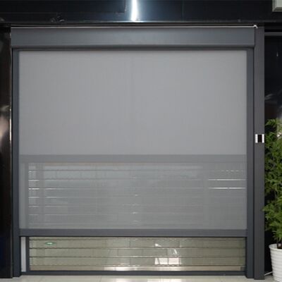 Double-layer zipper roller blind with dual-layer fabric, custom fabric pairing, and maximum width ≤4.5m