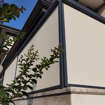 120 Series Zipper Roller Blind with Remote Control Operation for Up to 4m Height and Brand Motor Stability